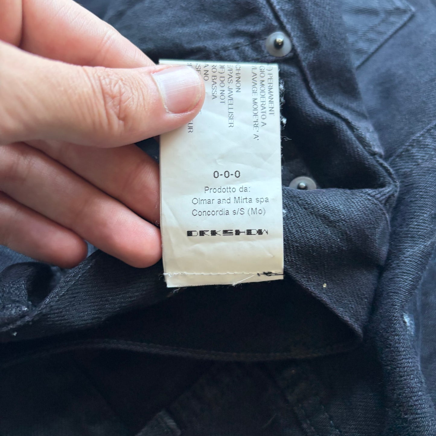 Rick Owens FW14 Sample Black Inside Detroit Cut Denim (30)