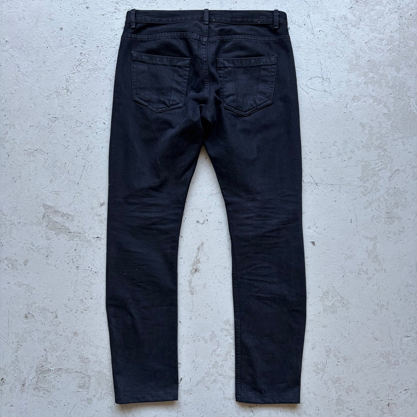 Rick Owens FW14 Sample Black Inside Detroit Cut Denim (30)