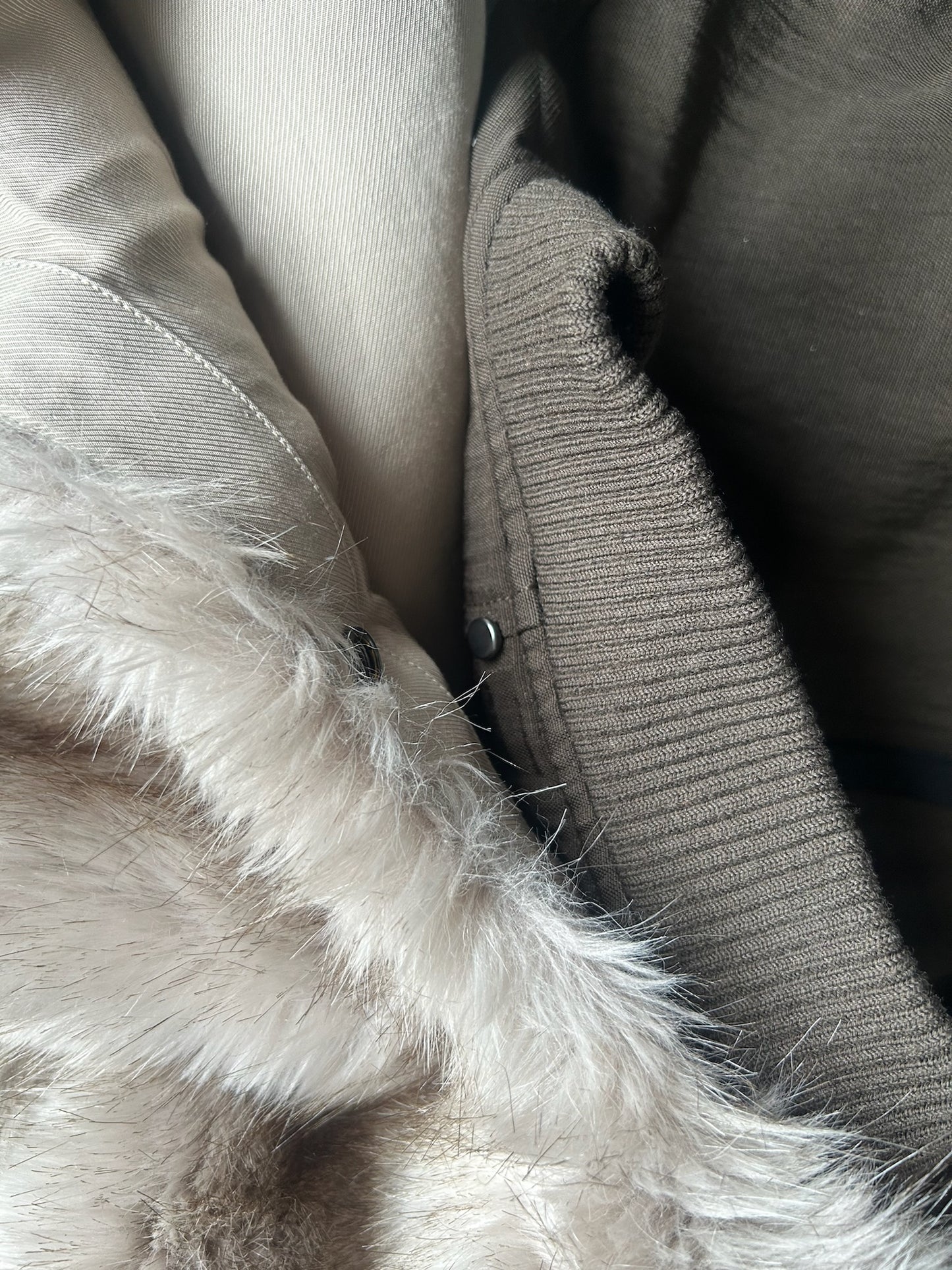 Helmut Lang Bomber With Detatchable Fur Vest (S)