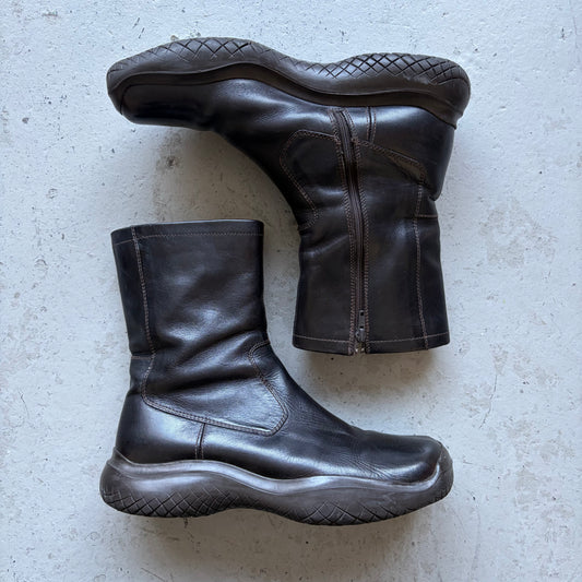 Prada FW99 Mid-Calf Vibram Sole Boots (10.5)