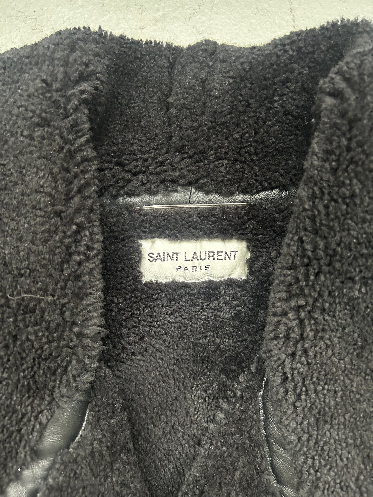 Saint Laurent Paris Long Duffle Lambskin Coat (50)