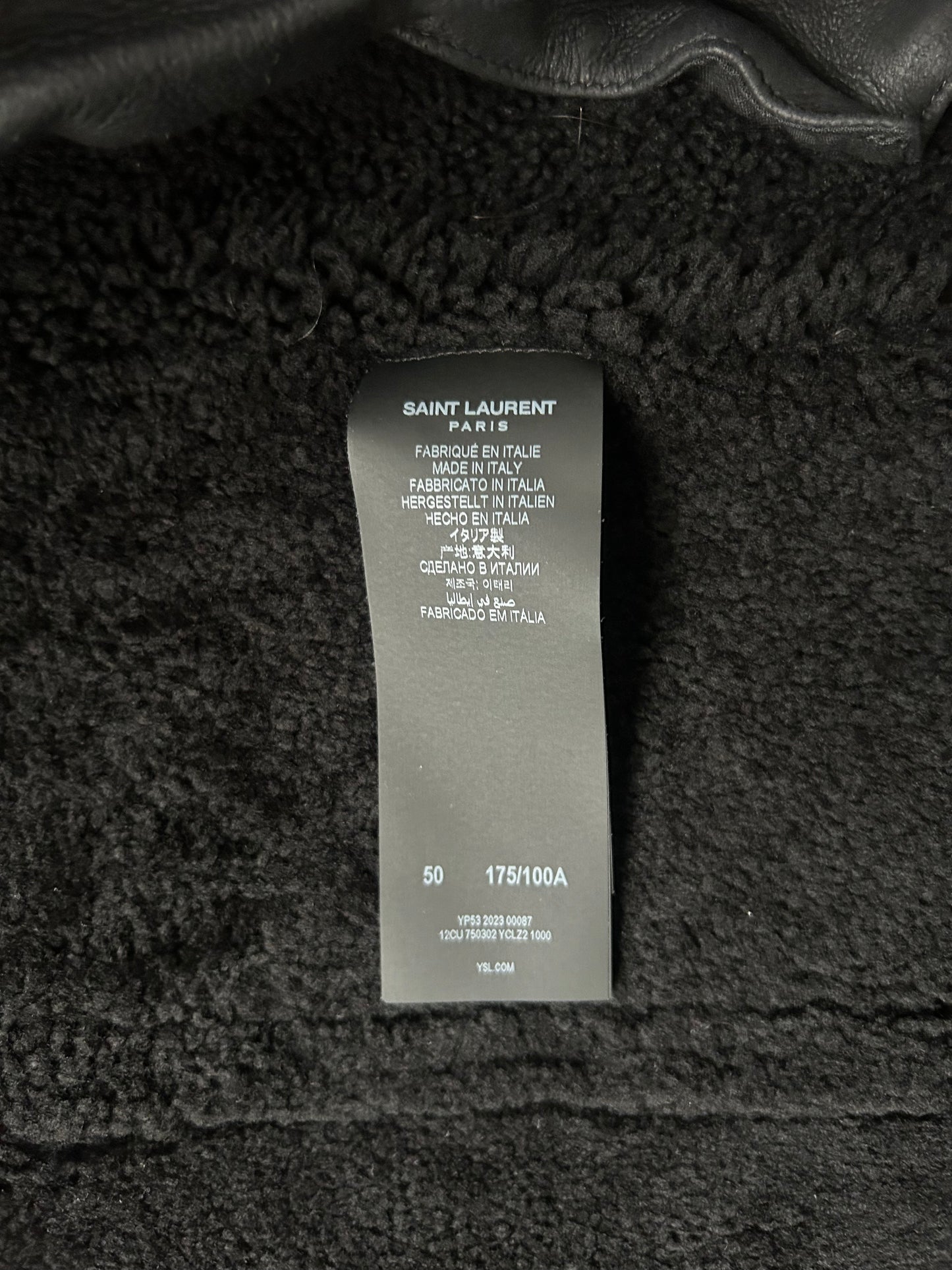 Saint Laurent Paris Long Duffle Lambskin Coat (50)