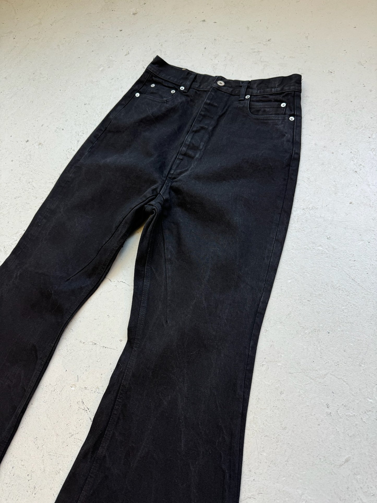 Rick Owens Drkshdw Bolans Bootcut Japanese Denim (31)