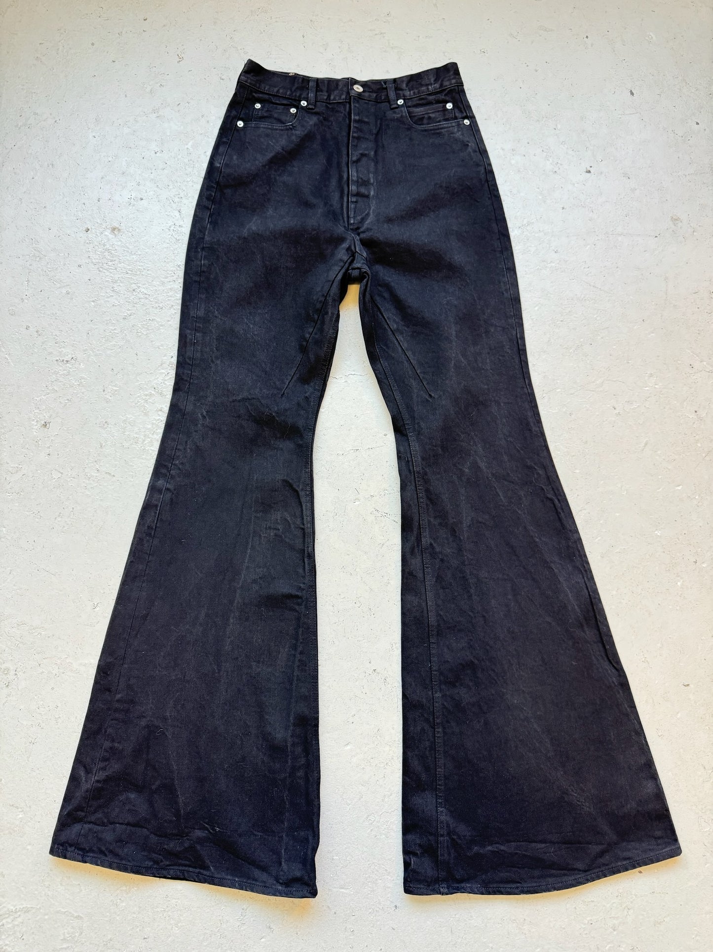 Rick Owens Drkshdw Bolans Bootcut Japanese Denim (31)