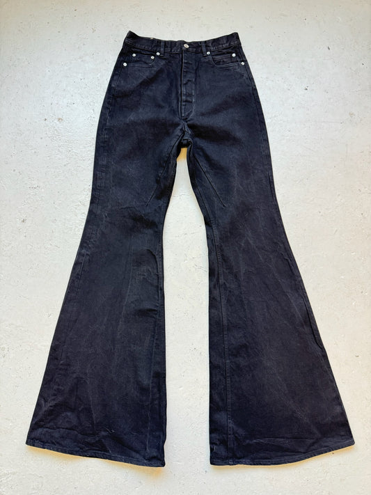 Rick Owens Drkshdw Bolans Bootcut Japanese Denim (31)