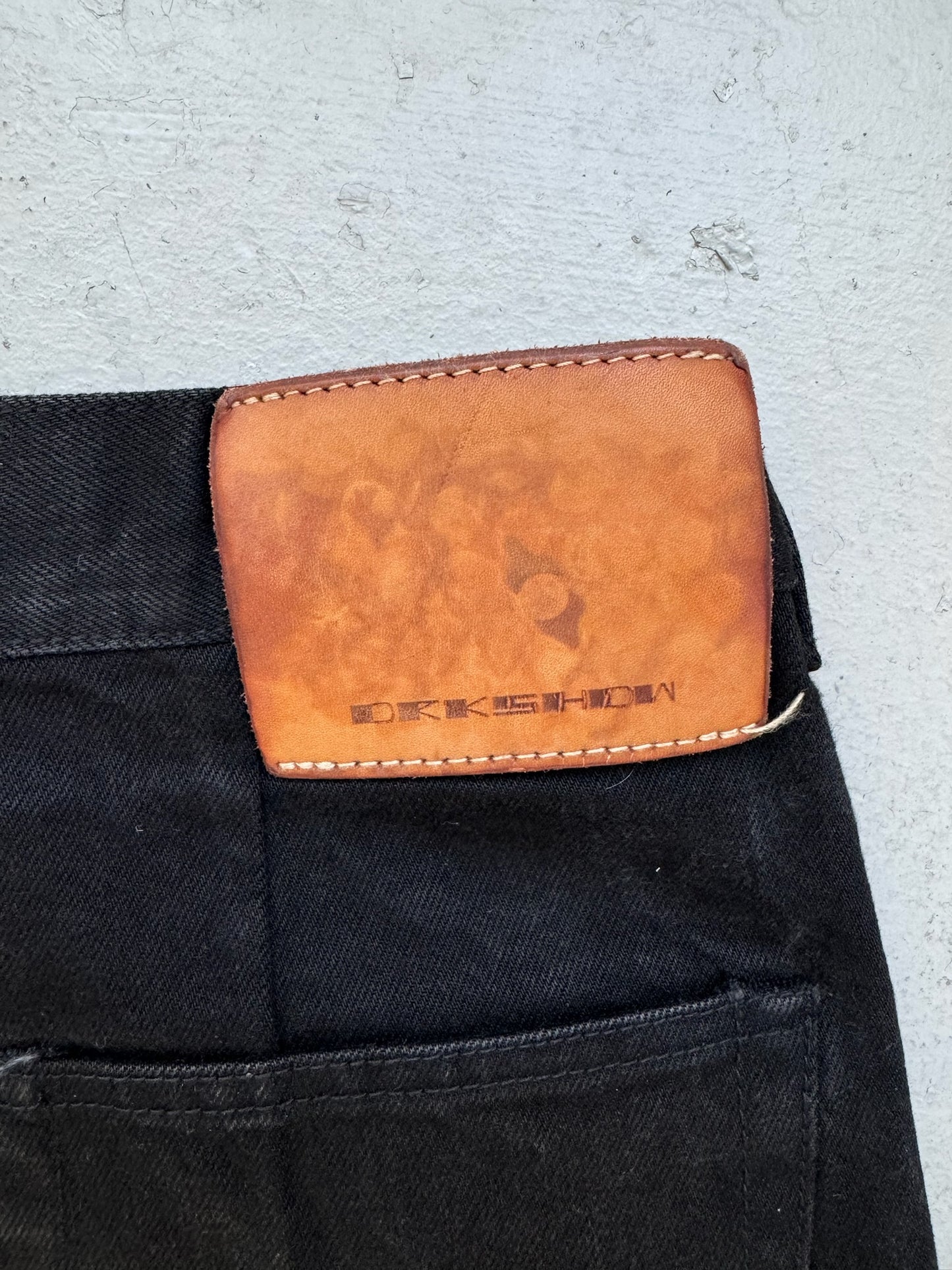 Rick Owens Drkshdw Bolans Bootcut Japanese Denim (31)