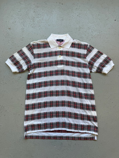 Comme Des Garcons Homme AD2012 Plaid Polo (M)