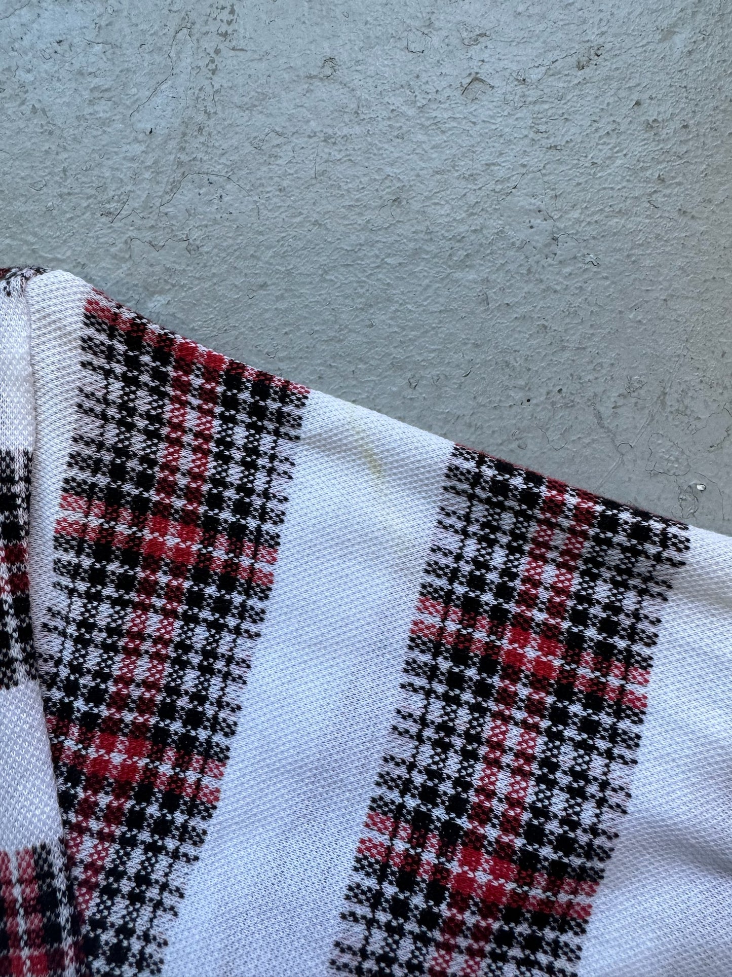 Comme Des Garcons Homme AD2012 Plaid Polo (M)