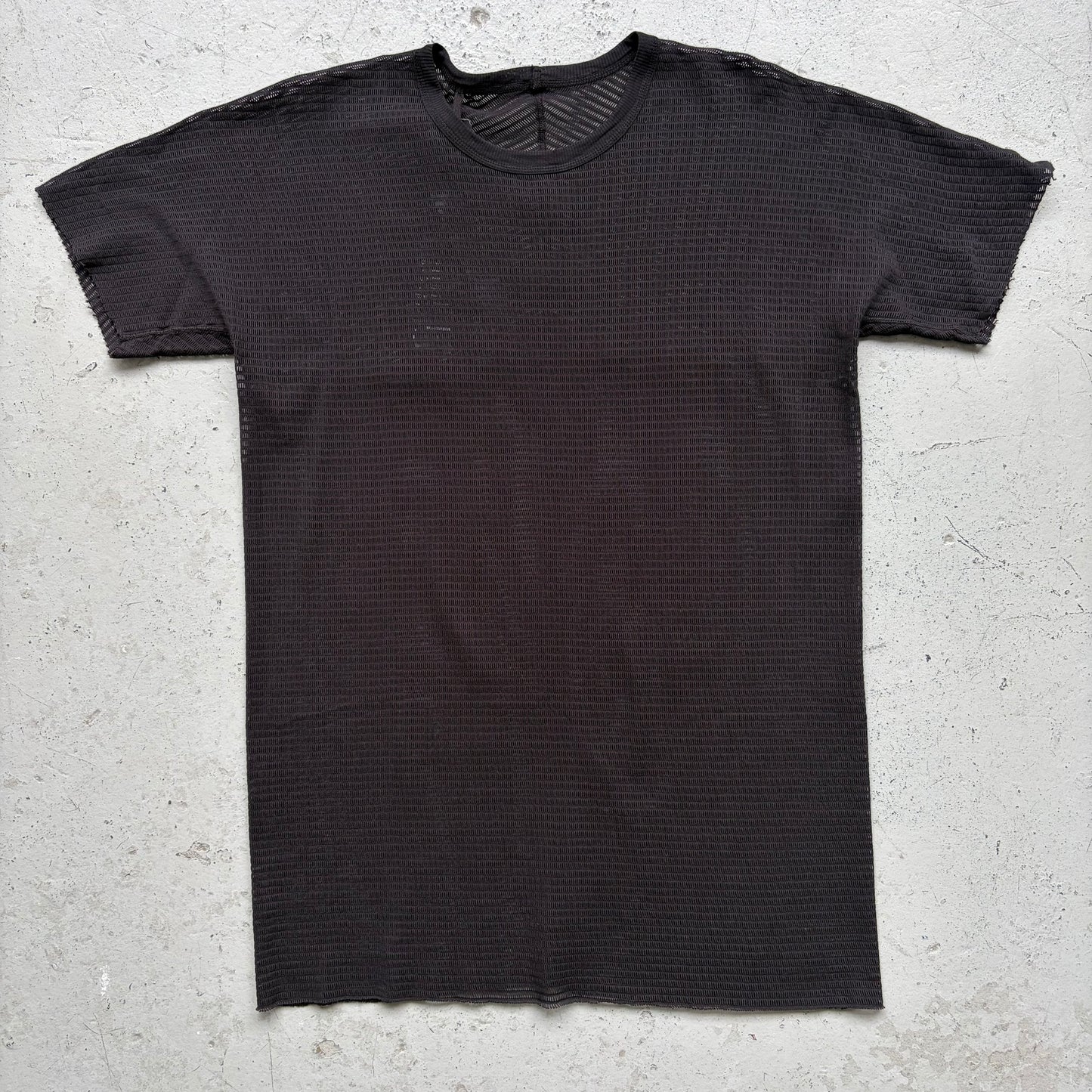 Boris Bidjan Saberi SS24 TS Black Object Dyed Short Sleeve Shirt (M)