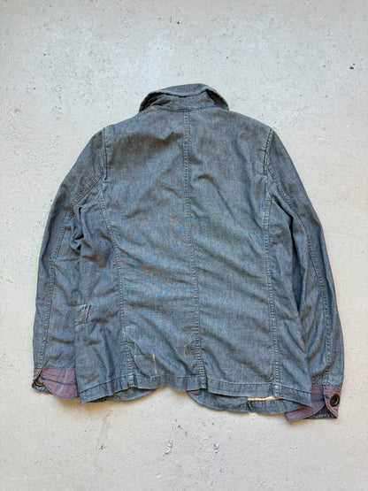 Kapital Asymmetrical Button Denim Jacket (1)