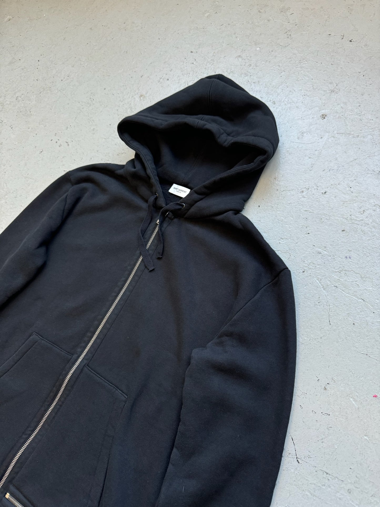 Saint Laurent Paris Zip Up Hoodie (S)
