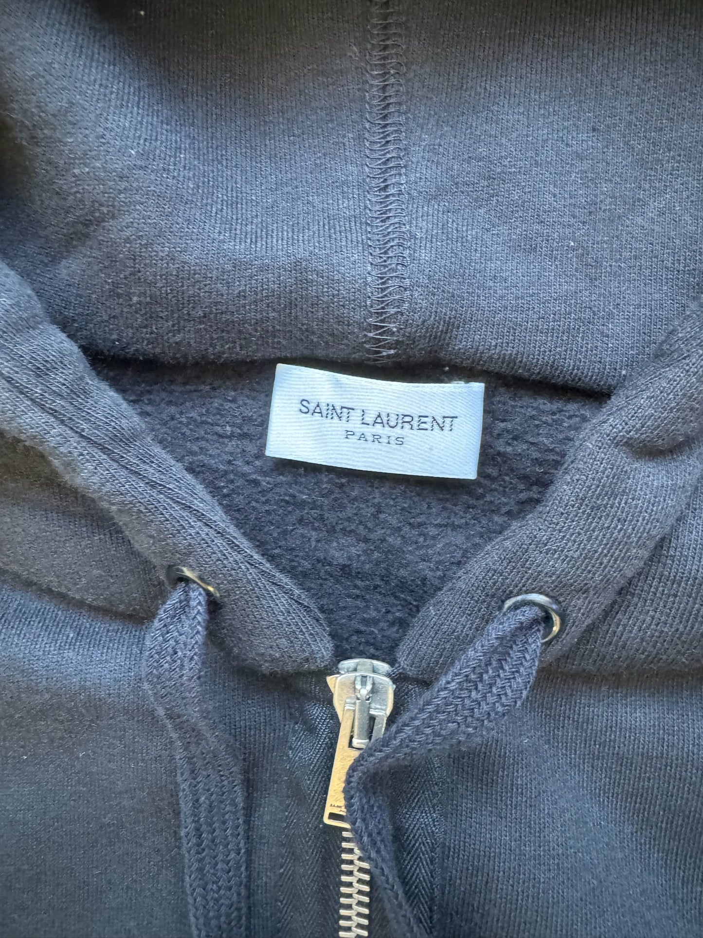Saint Laurent Paris Zip Up Hoodie (S)