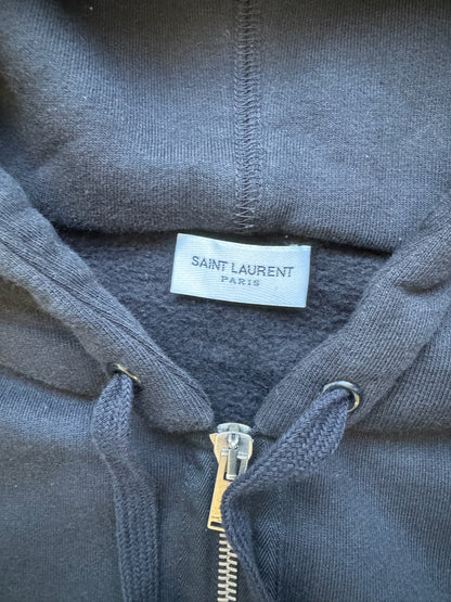 Saint Laurent Paris Zip Up Hoodie (S)