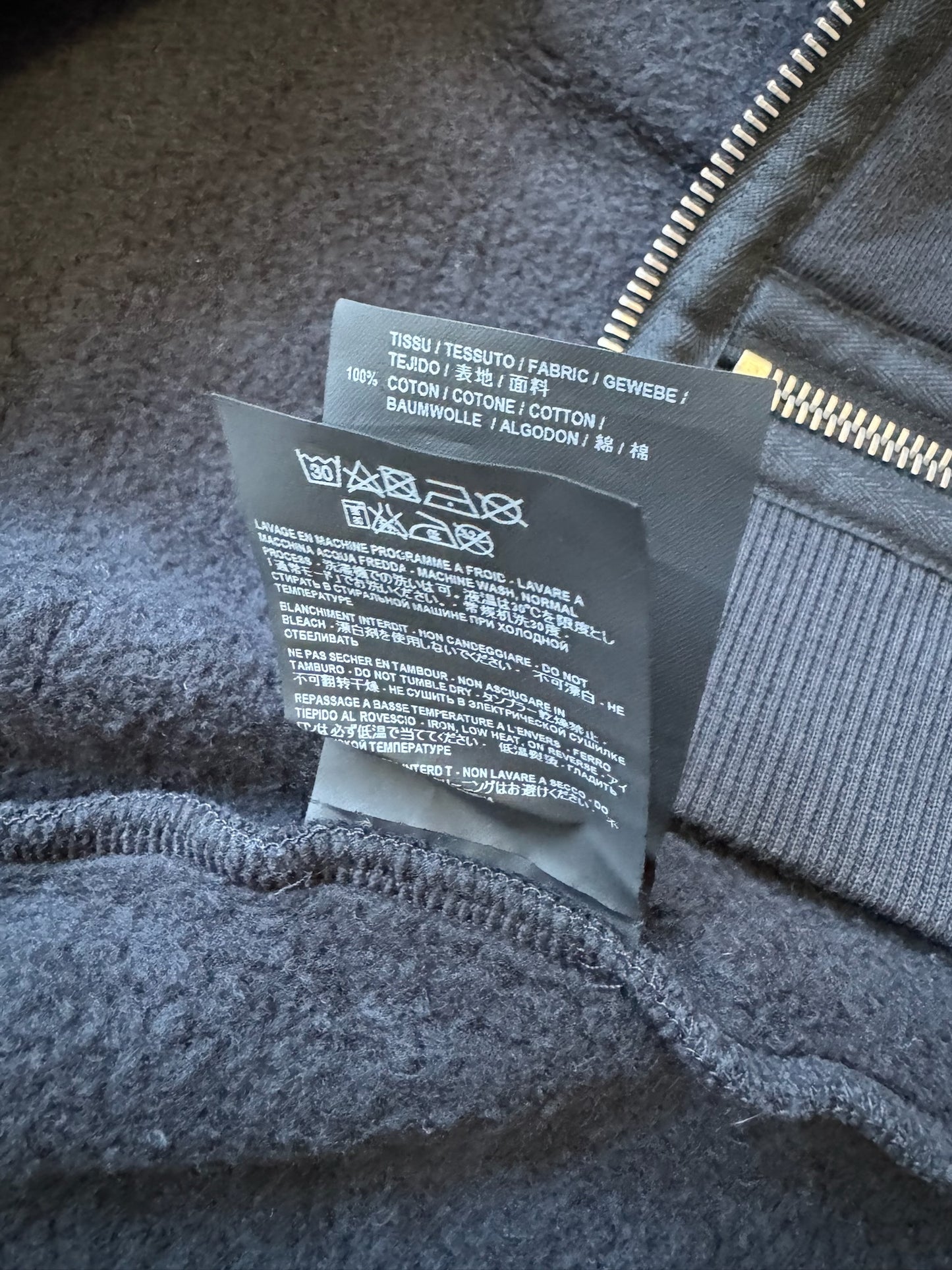 Saint Laurent Paris Zip Up Hoodie (S)