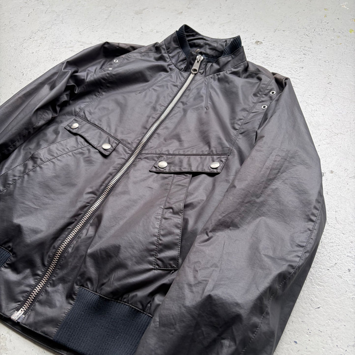 Dior Homme SS08 Studded Riders Light Nylon Jacket (46)