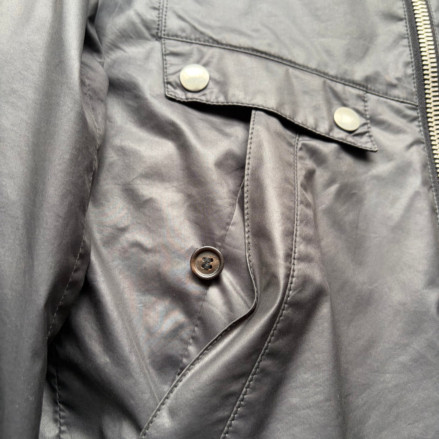 Dior Homme SS08 Studded Riders Light Nylon Jacket (46)
