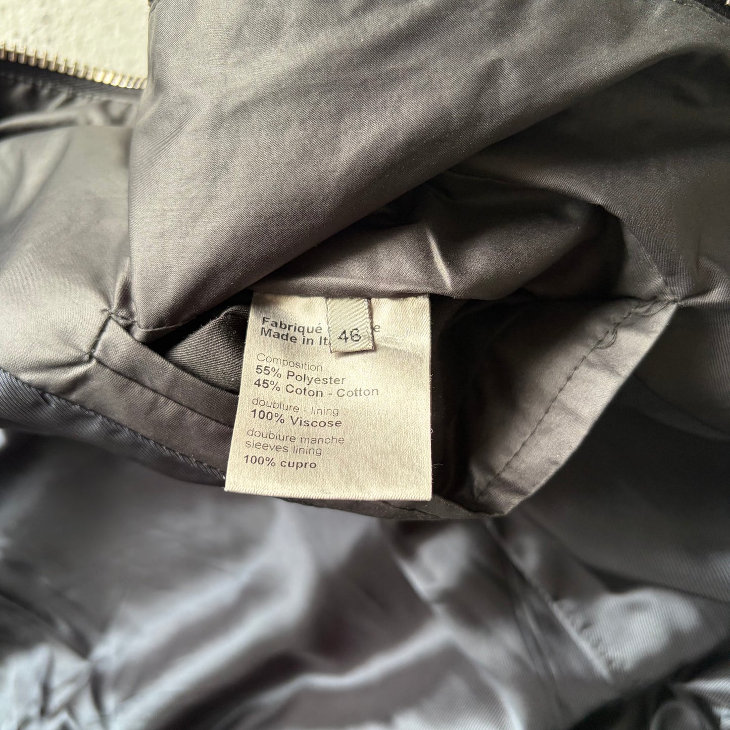 Dior Homme SS08 Studded Riders Light Nylon Jacket (46)