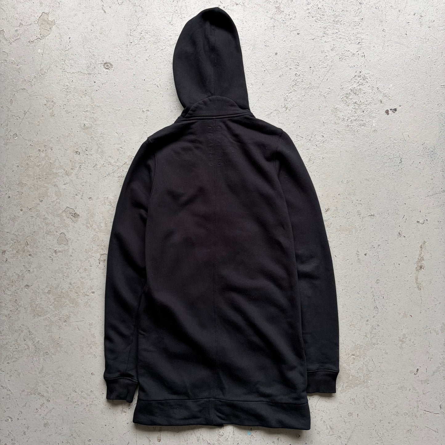 Rick Owens SS14 VICIOUS Leather Trim Black Gimp Hoodie (XS)