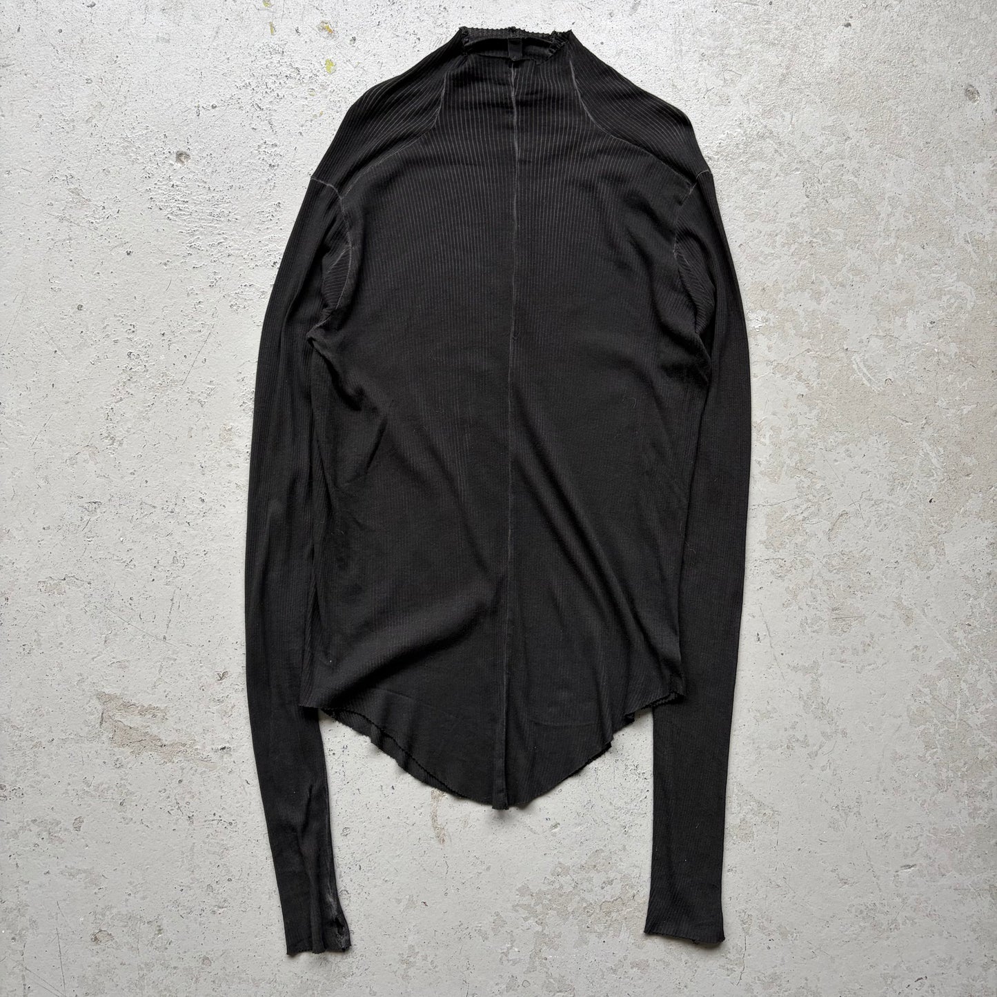 Army Of Me Black Sheer Long Sleeve Shirt (M)