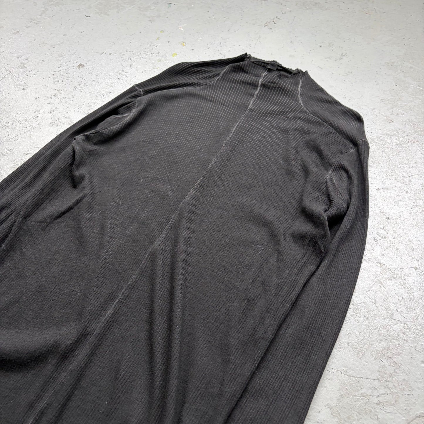 Army Of Me Black Sheer Long Sleeve Shirt (M)
