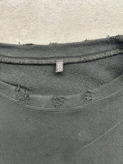 R13 Distressed Crewneck (L)