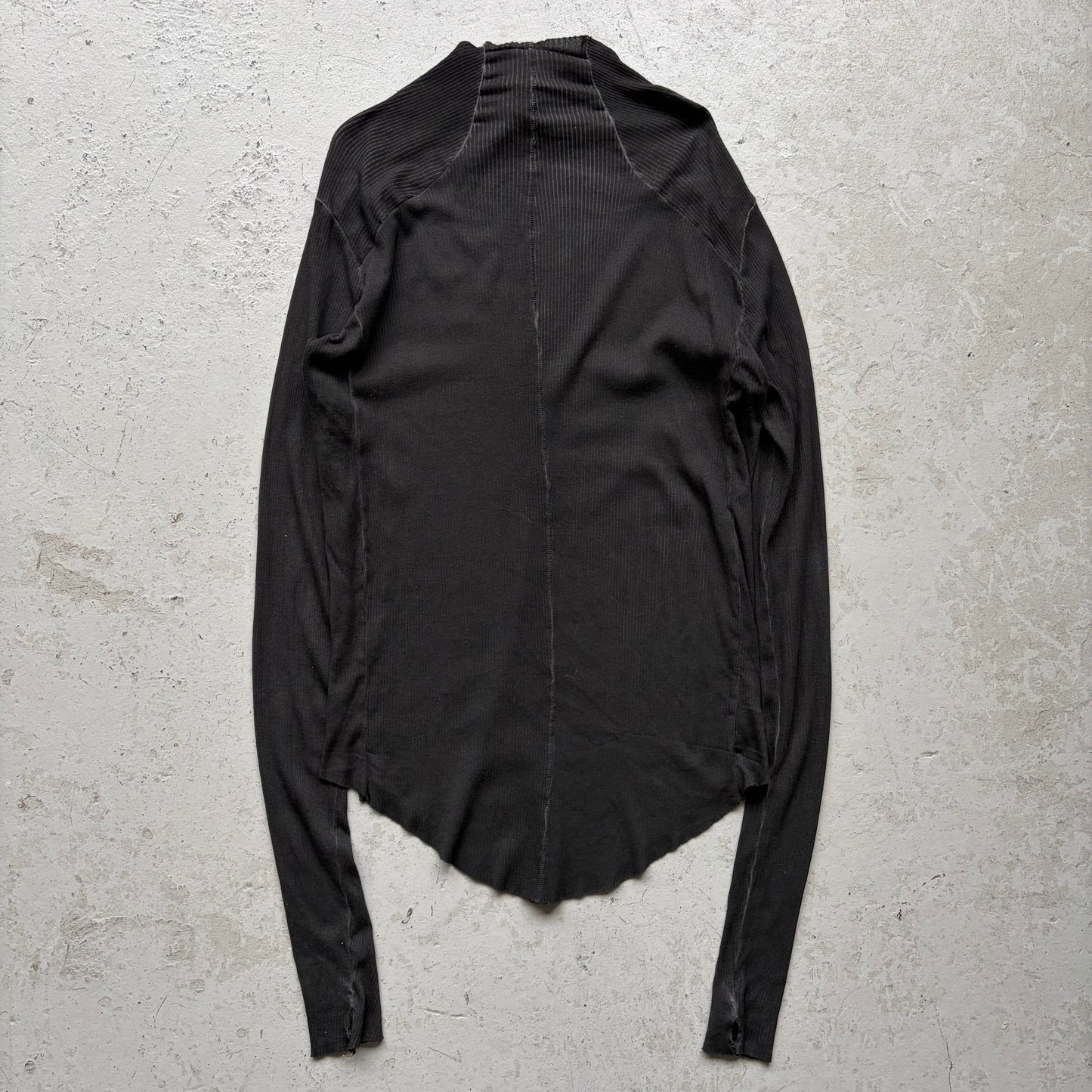 Army Of Me Black Sheer Long Sleeve Shirt (M)
