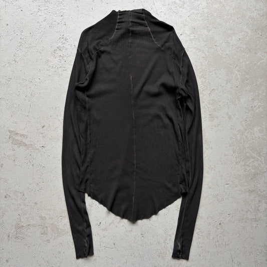 Army Of Me Black Sheer Long Sleeve Shirt (M)