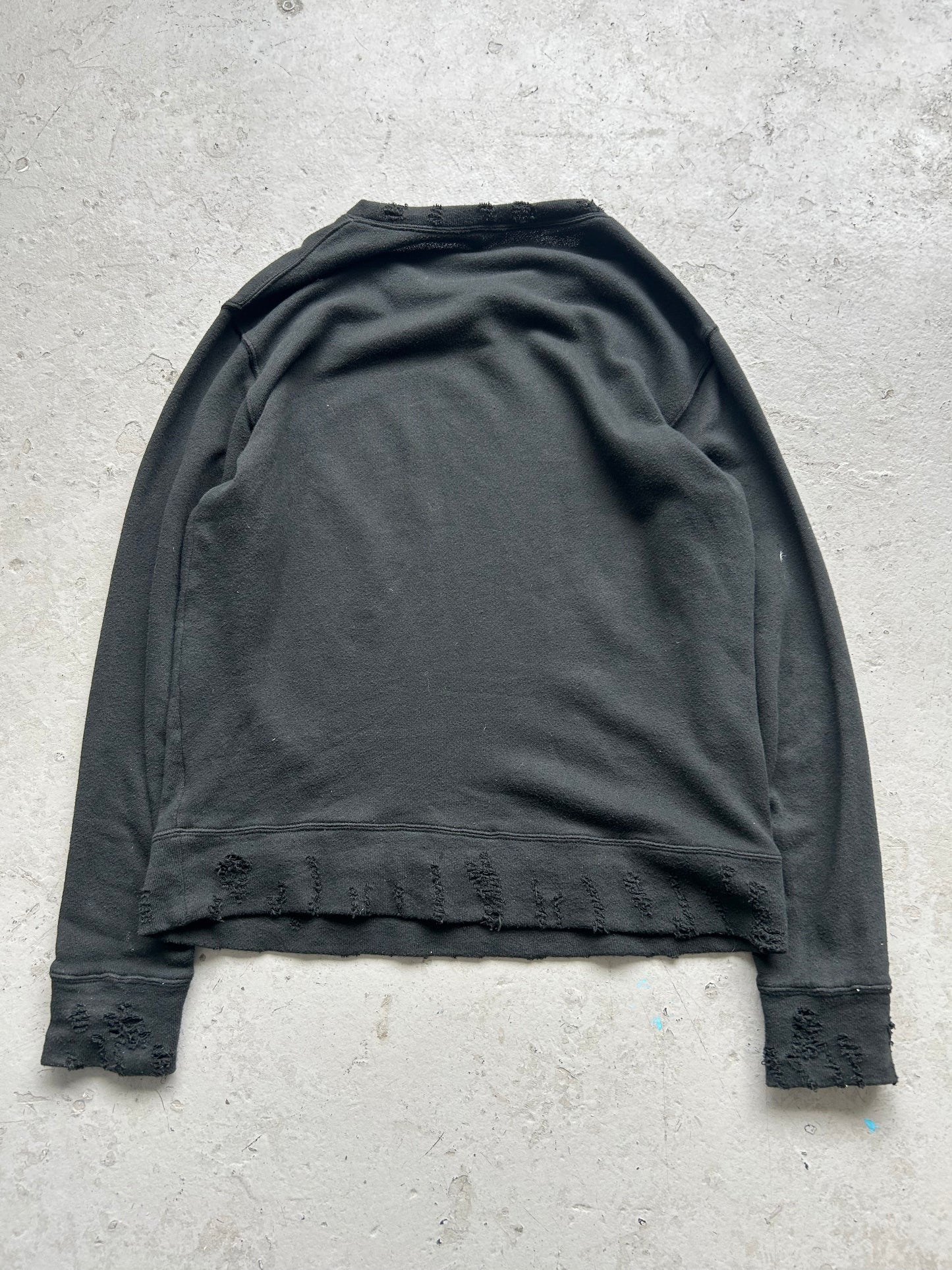 R13 Distressed Crewneck (L)