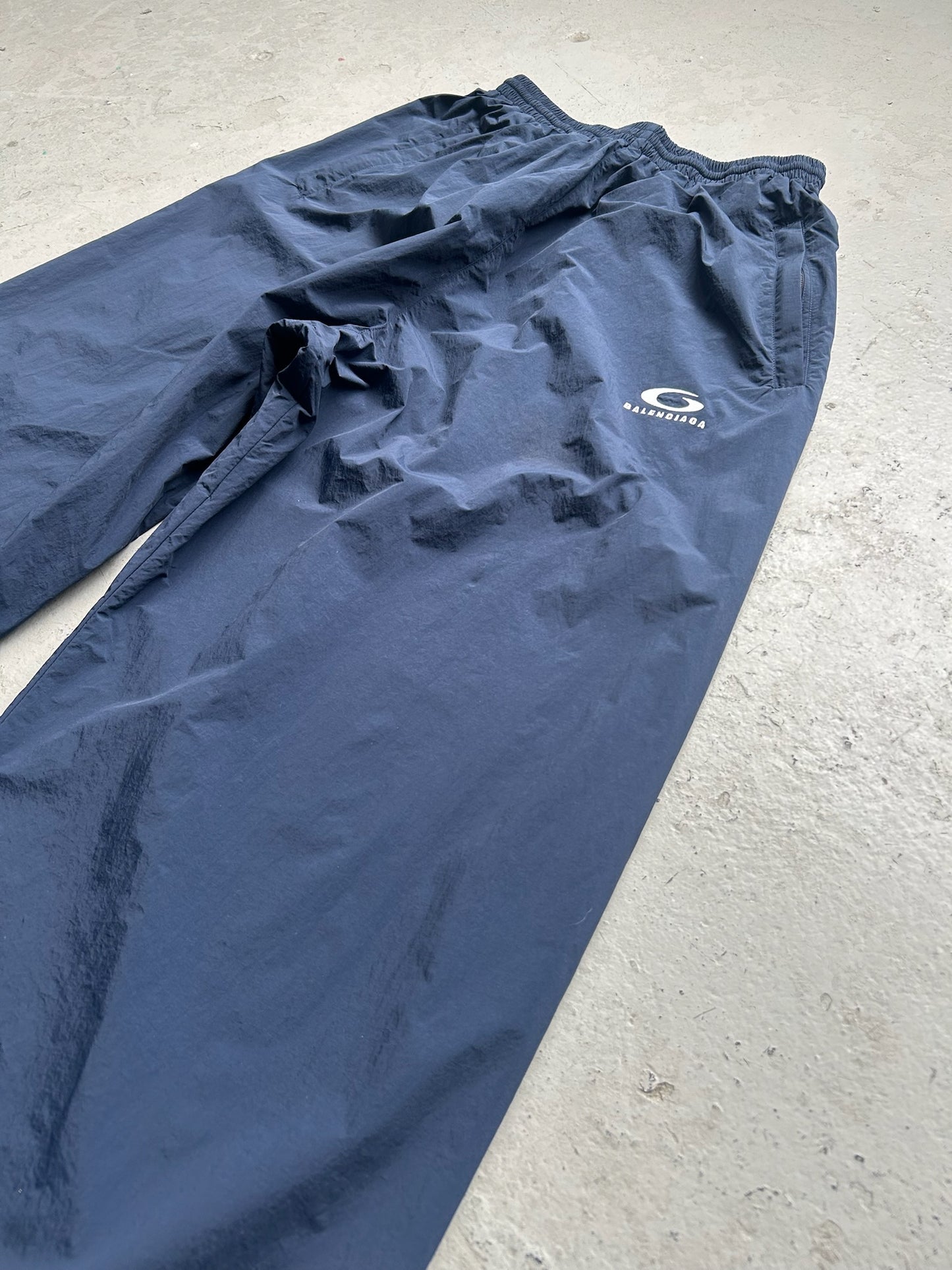 Balenciaga Navy Loop Surfer Sweatpants (XS)