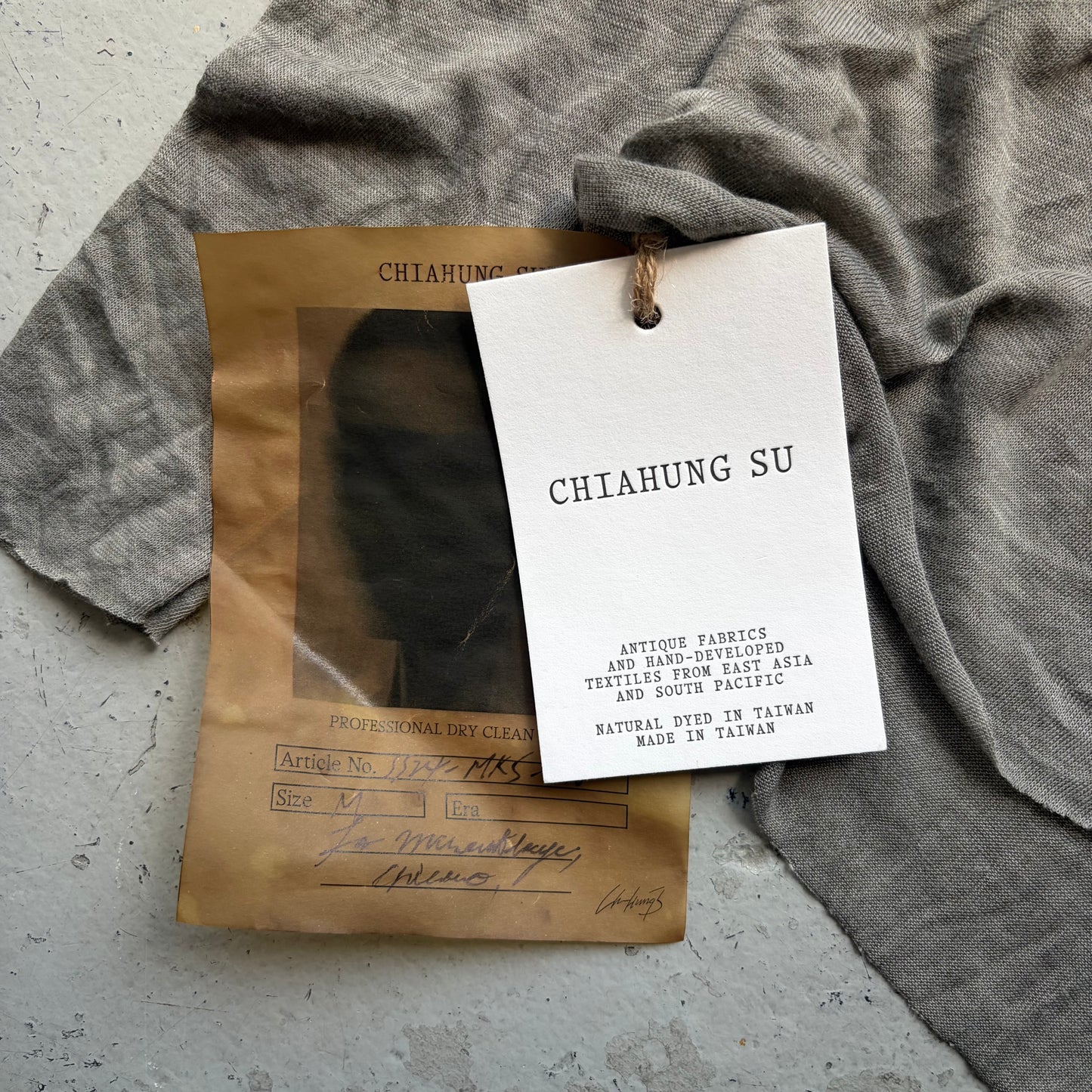 Chiahung Su Grey Long Sleeve Shirt (M)