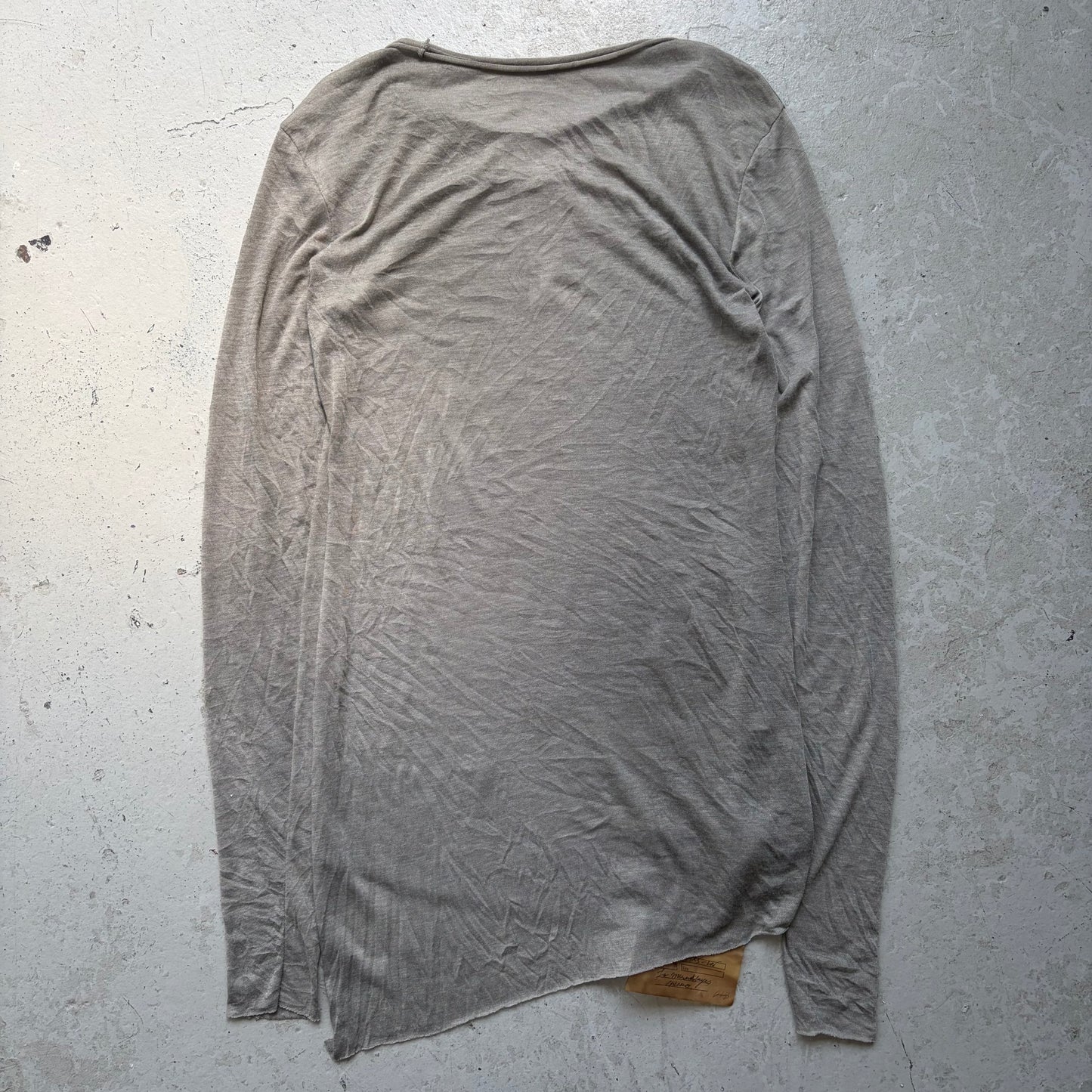 Chiahung Su Grey Long Sleeve Shirt (M)