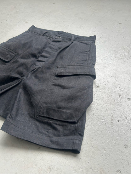 Rick Owens DRKSHDW SS22 Japanese Denim Drop Crotch Shorts (31)
