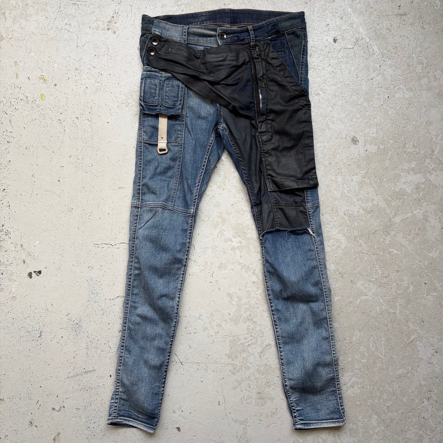 Rick Owens DRKSHDW Memphis Cut Huster As Sample Denim (29)