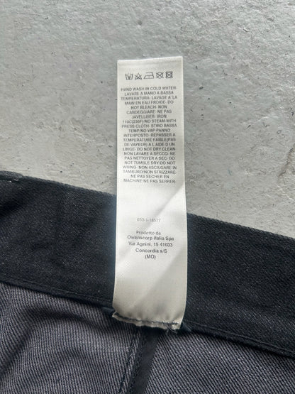 Rick Owens DRKSHDW SS22 Japanese Denim Drop Crotch Shorts (31)