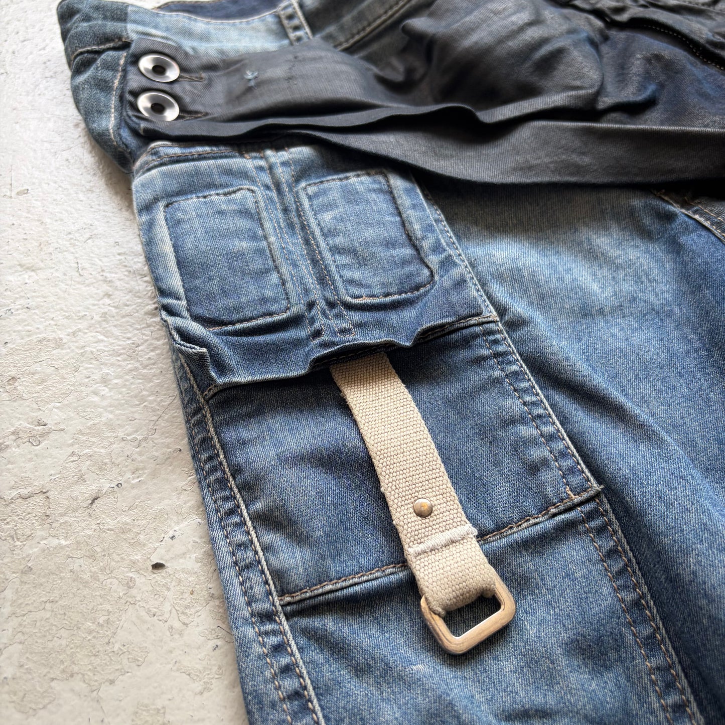 Rick Owens DRKSHDW Memphis Cut Huster As Sample Denim (29)