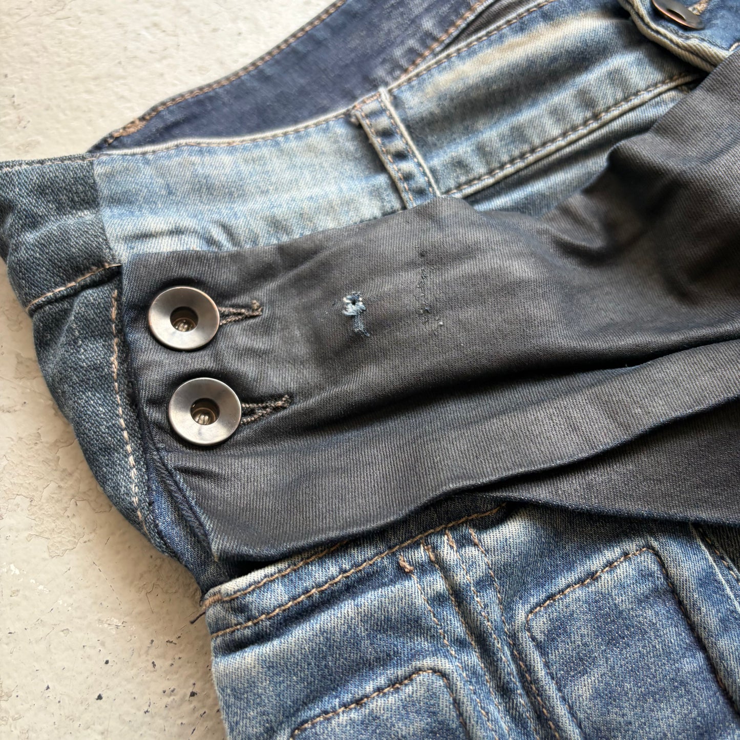 Rick Owens DRKSHDW Memphis Cut Huster As Sample Denim (29)