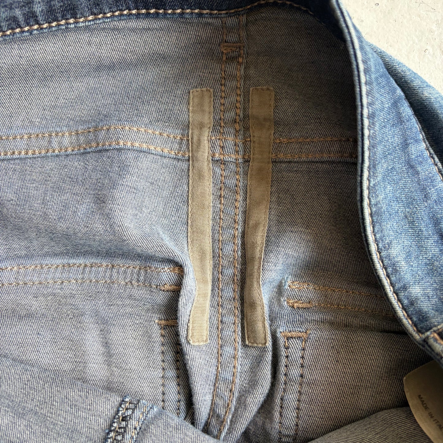 Rick Owens DRKSHDW Memphis Cut Huster As Sample Denim (29)
