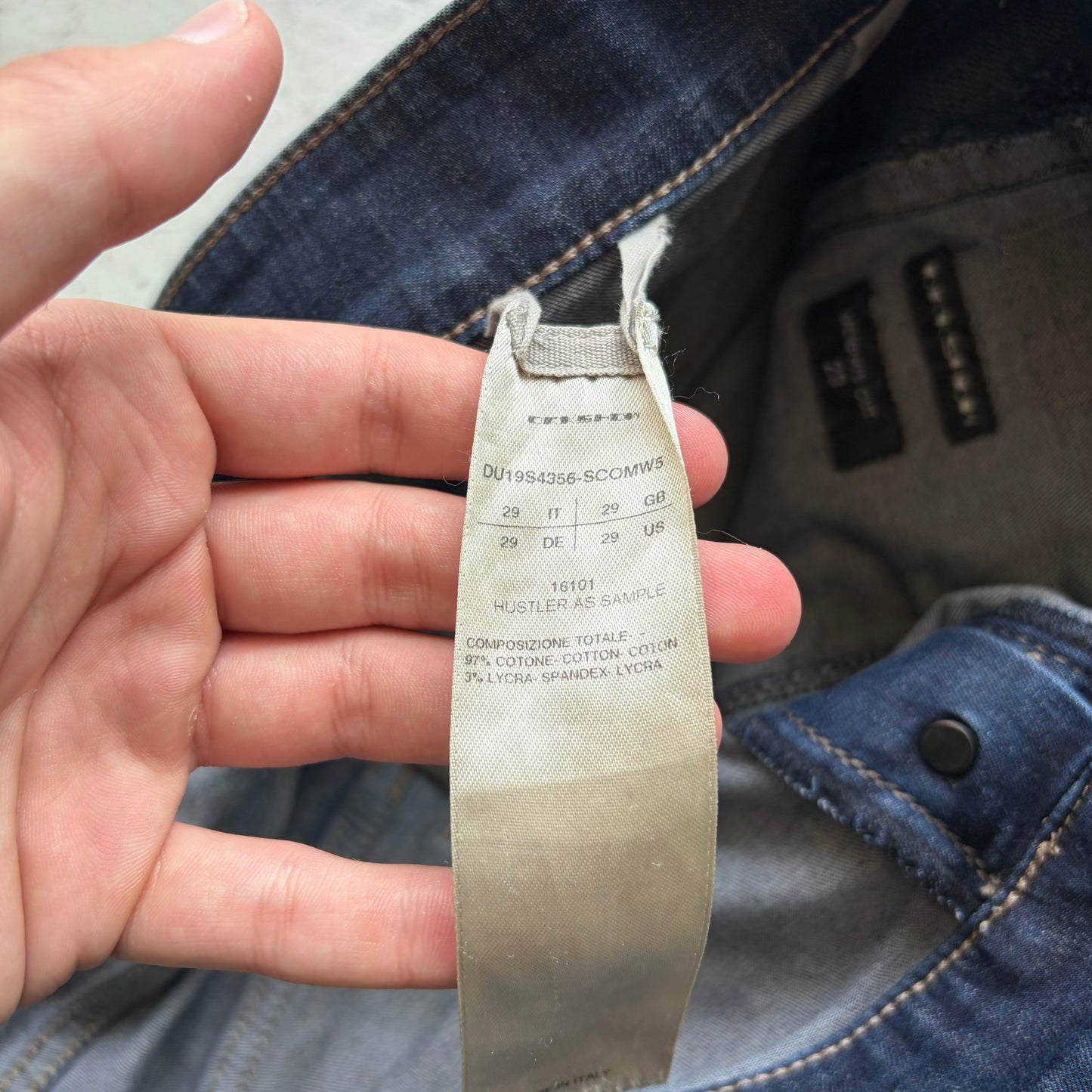 Rick Owens DRKSHDW Memphis Cut Huster As Sample Denim (29)