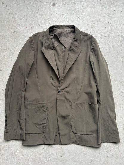 Rick Owens SS18 DIRT Nylon Dark Dust Blazer (52)