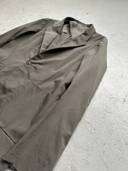 Rick Owens SS18 DIRT Nylon Dark Dust Blazer (52)