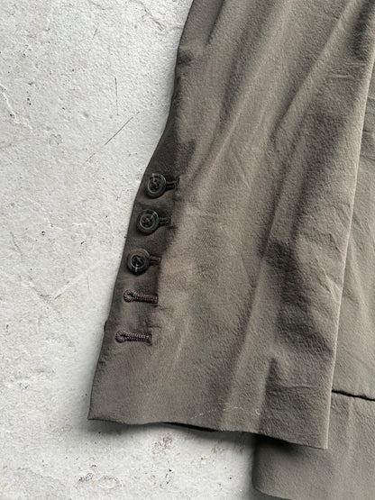 Rick Owens SS18 DIRT Nylon Dark Dust Blazer (52)