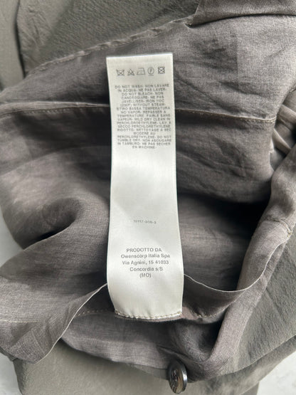 Rick Owens SS18 DIRT Nylon Dark Dust Blazer (52)