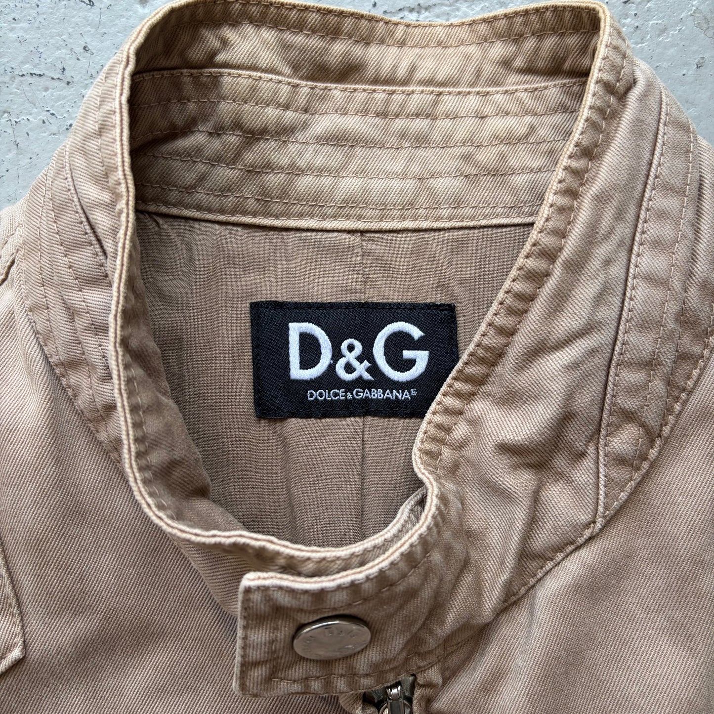Dolce & Gabbana 2000s Khaki Multi Pocket Cargo Jacket (48)