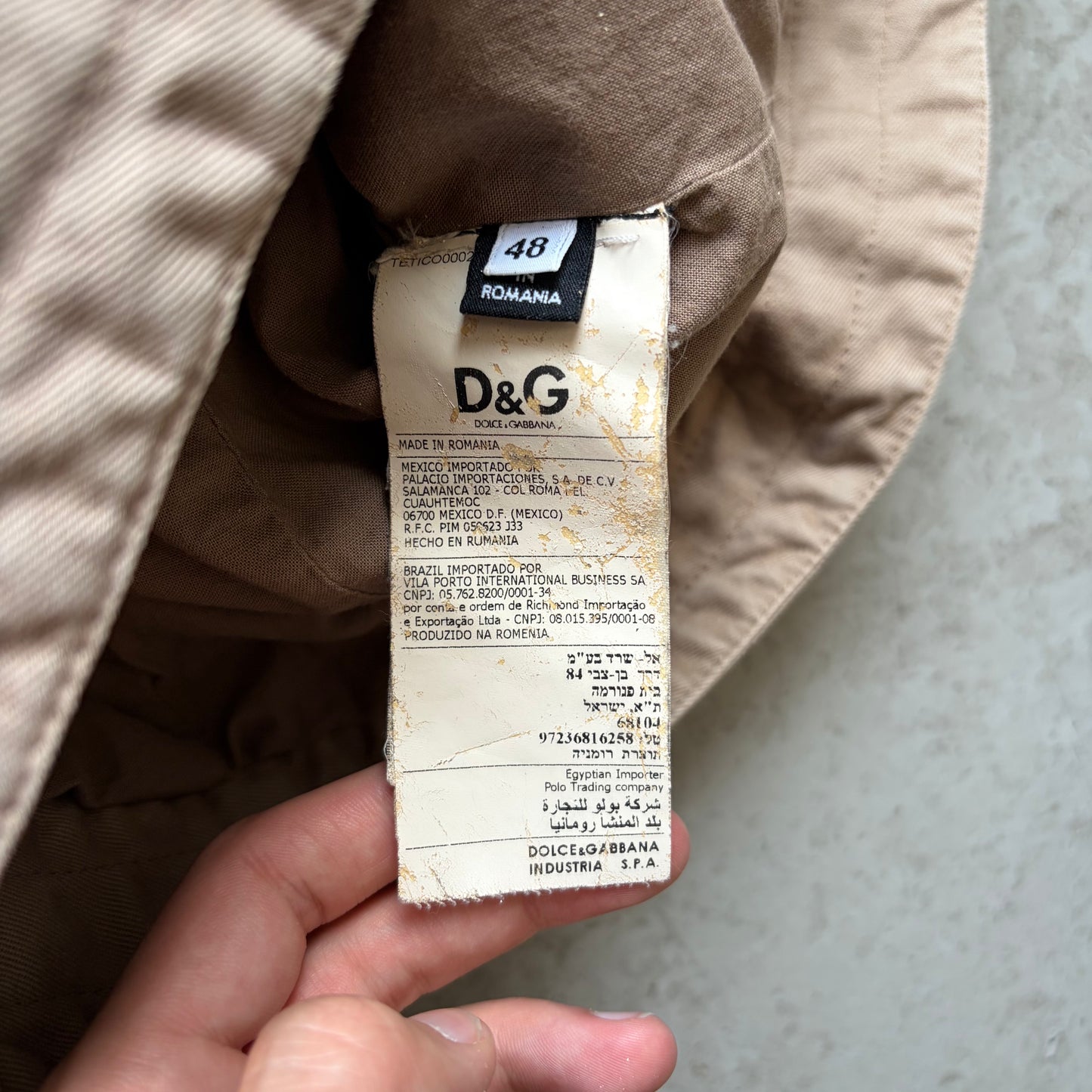 Dolce & Gabbana 2000s Khaki Multi Pocket Cargo Jacket (48)