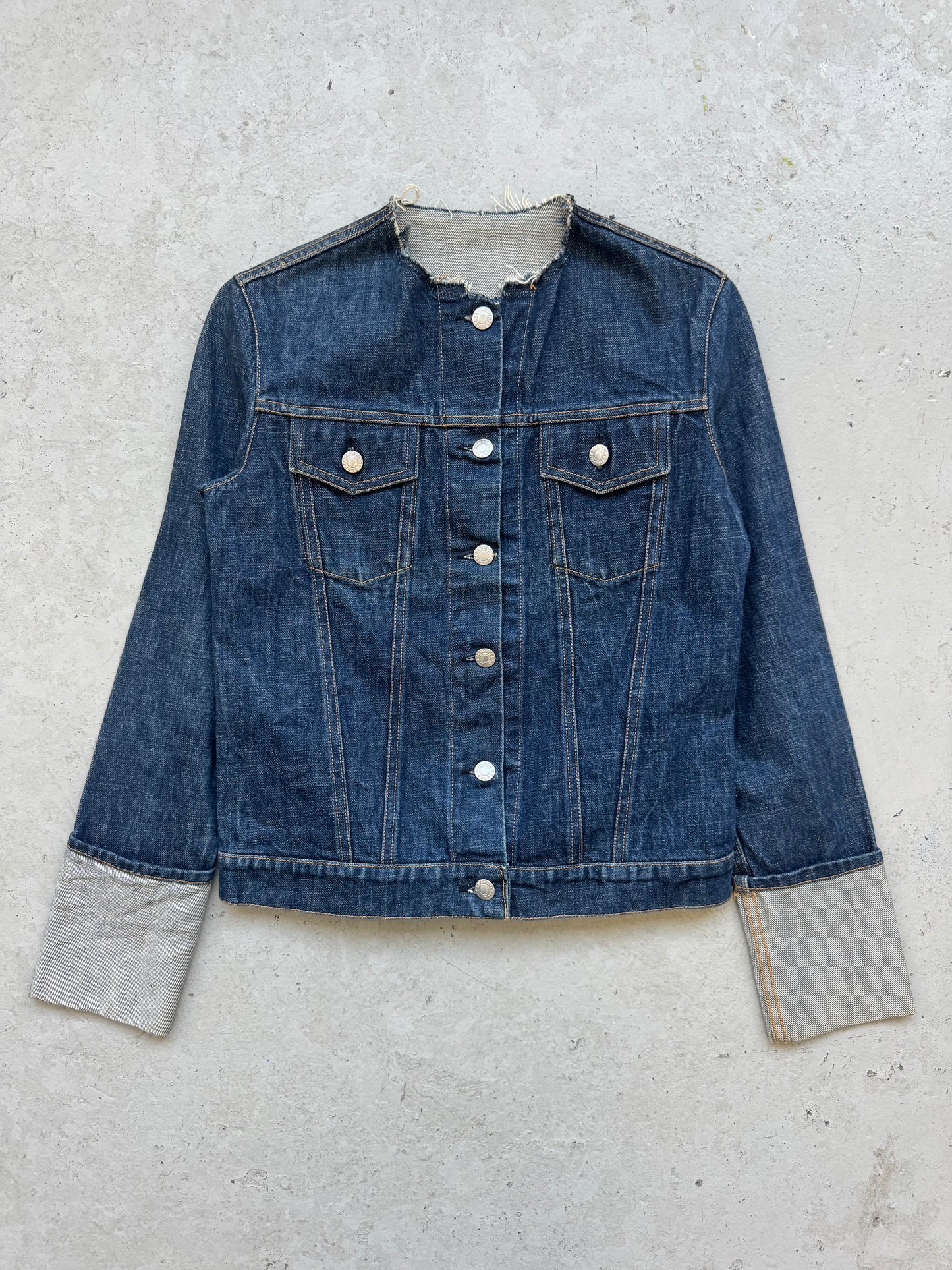 Helmut Lang Collarless Womens Jacket (38)