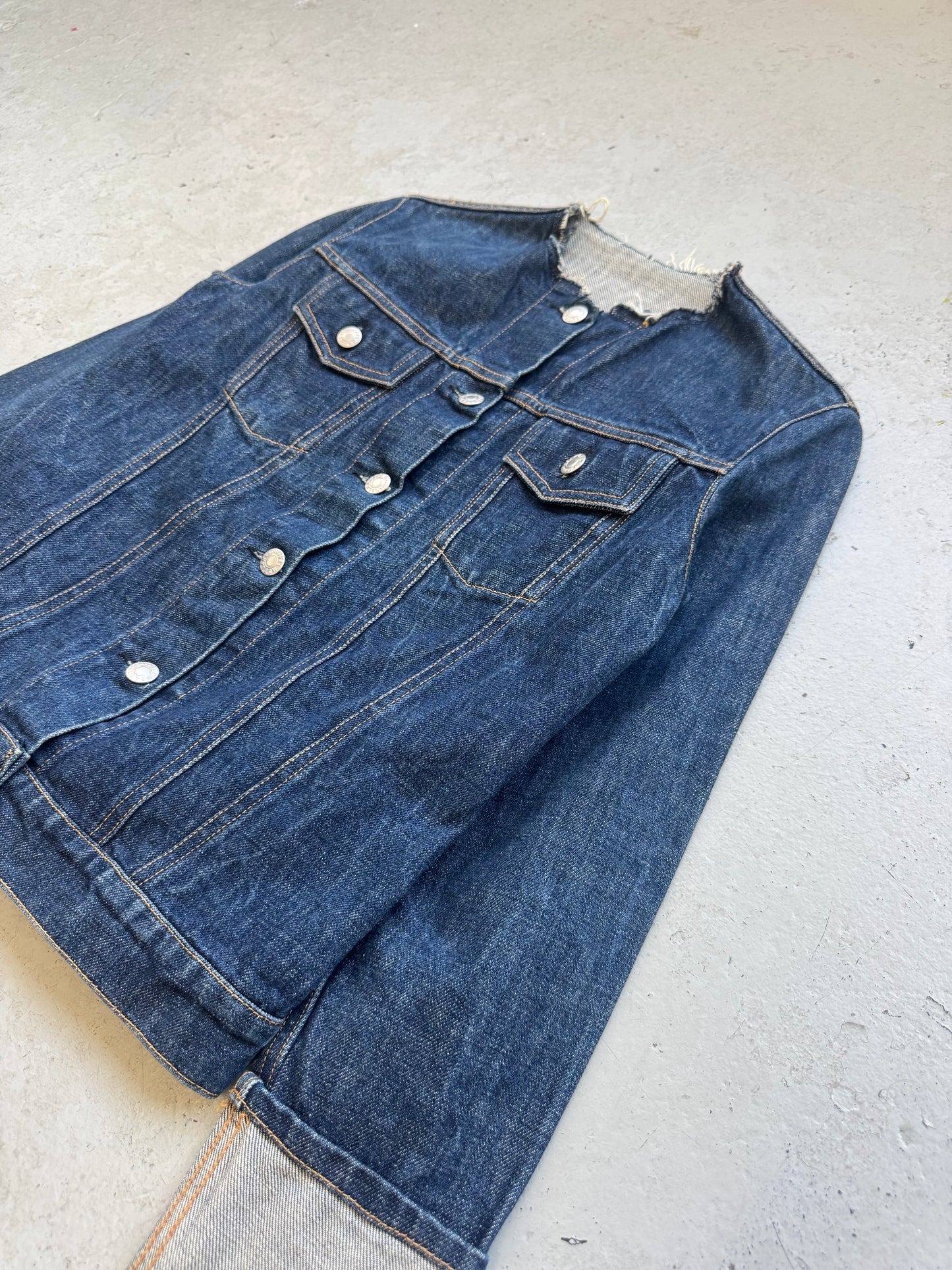 Helmut Lang Collarless Womens Jacket (38)