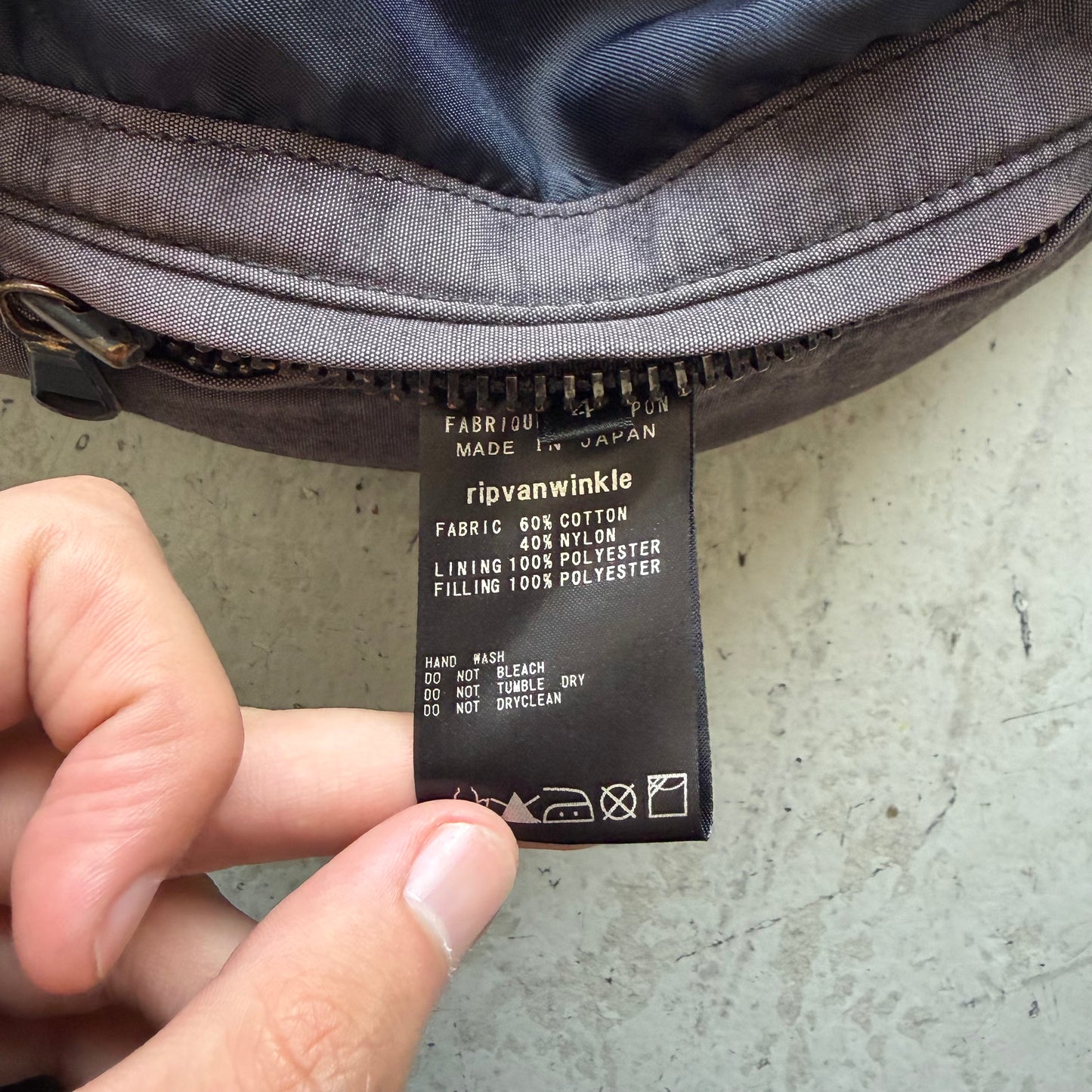 Ripvanwinkle Faded Black Parka (4)