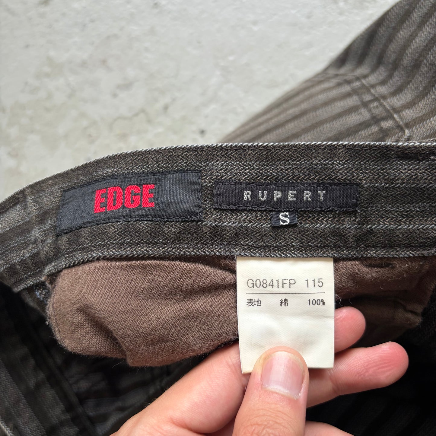 Edge Rupert Striped Denim (S)