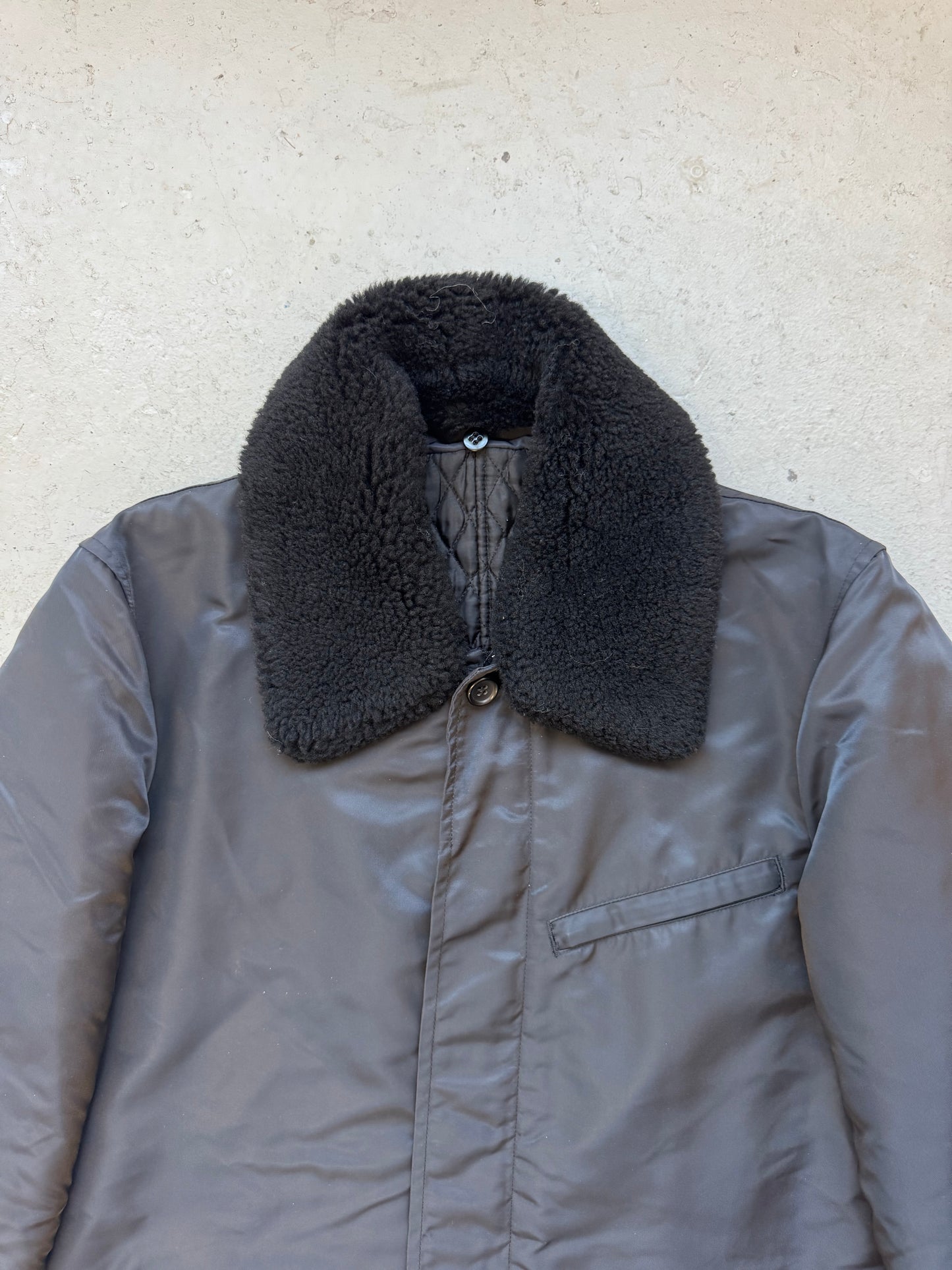 Comme Des Garcons Homme AD2001 Fur Collar Coat (M)