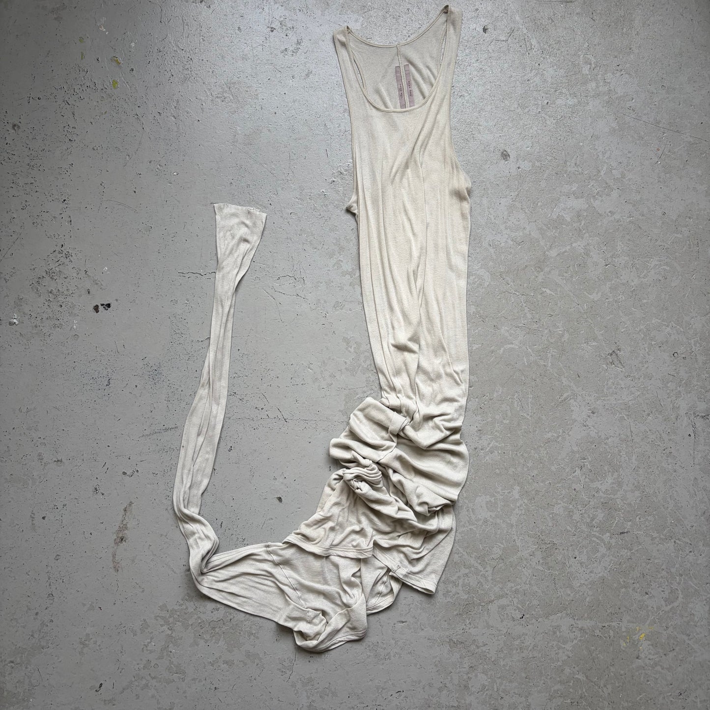 Rick Owens SS23 EDFU Pearl Banana Tank Top (M)